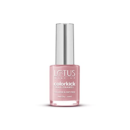 Image of Lotus Make-Up Colorkick Nail Enamel - Toffee 910 | Chip Resistant | Glossy Finish | 10ml