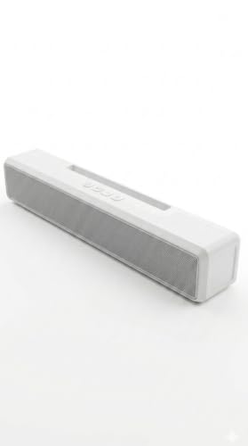 Image of Portable Bluetooth Sound Bar Speaker, White, Compact Bar Design, Wireless Audio