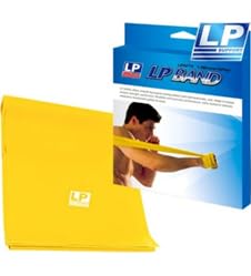 LP Band Yellow Resistance Exercise Band for Stretching, Yoga, Physiotherapy, Rehab & Full Body Workout-image-37
