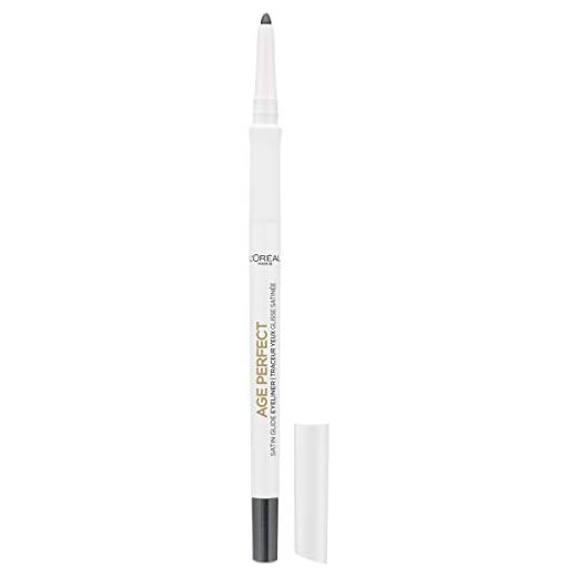 L'Oreal Paris Age Perfect Satin Glide Eyeliner with Mineral Pigments, Charcoal