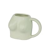ITODA Ceramic Boob Mug Funny Large Coffee Cup, 3D Novelty Beer Water Drinking Mug for for Morning Milk, Water, Coffee, Cappuccino, Beverage, Cocoa, Cereal, Ice Cream - 360ml