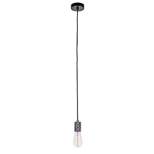 Italux Millenia DS-M-010-03 Classic Pendant Light 1 x 60 W / E27 Matte Black - Image 2