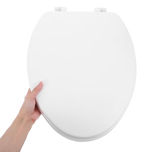Couvercle de toilette blanc Uonlytech durable résistant en V - 5