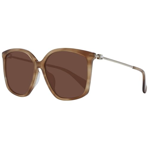 Sunglasses MM 0055 -F Asian fit 56E Shiny Striped Brown, Pale Gold/Bro