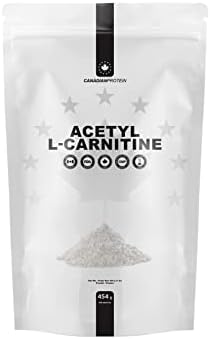 Canadian Protein Acetyl L-Carnitine Amino Acid Powder 454g | 454 Servings of Nootropic, Cognitive Enhancer, Improved Memory, Mood Support, Increased Metabolism, Muscular Endurance, Reduce Fatigue