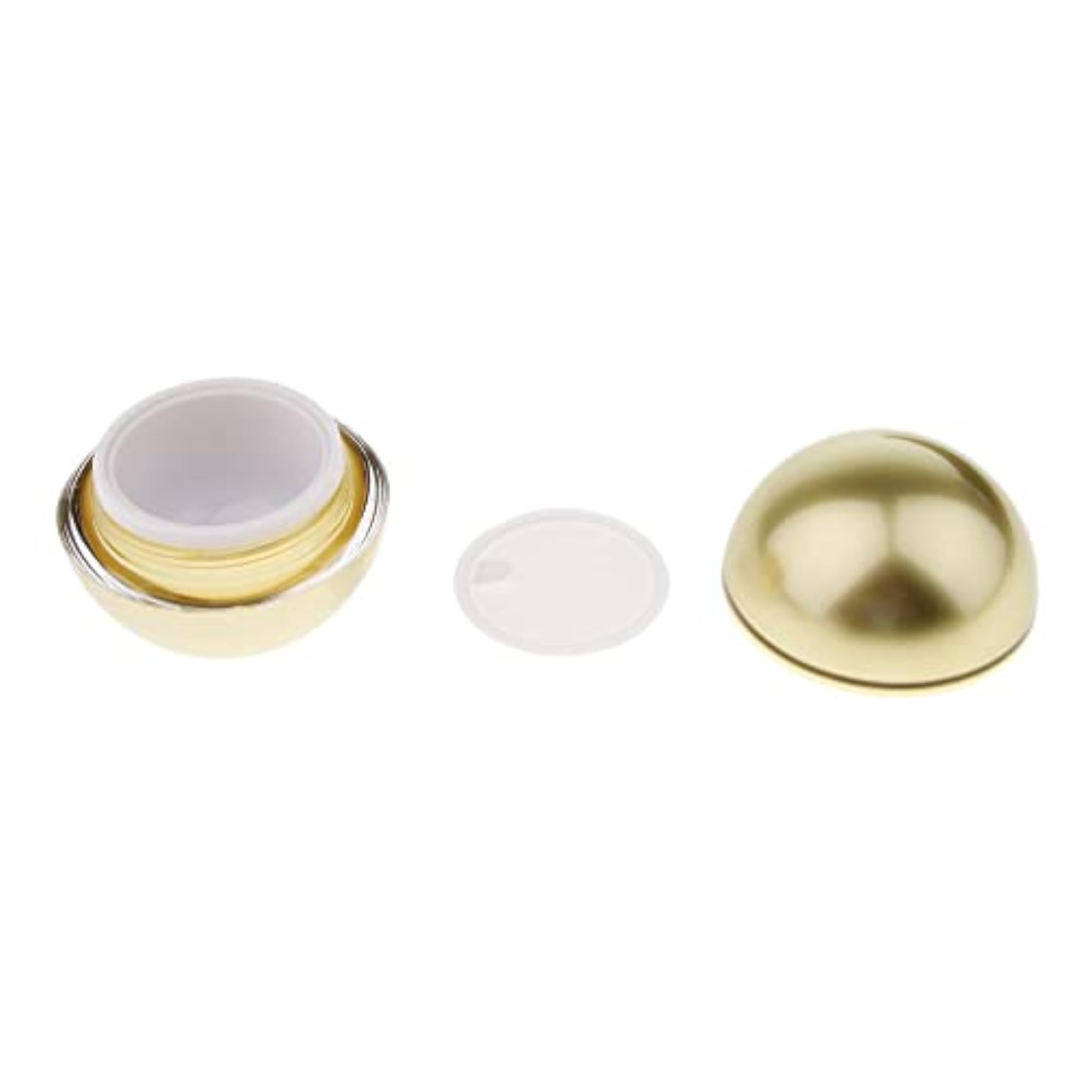 Ball Shaped Cosmetic Container, Gold 30g