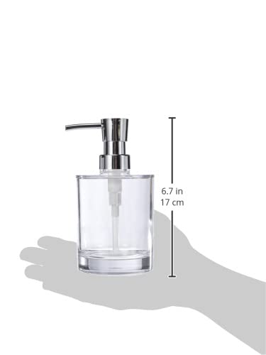 Image secondaire de Ridder 20025000 Distributeur de Savon Windows Synthétique Transparent 8,3 x 8,3 x 15,8 cm