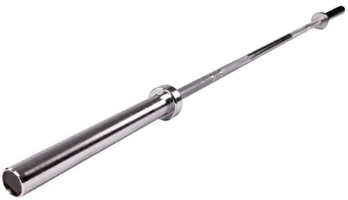 French Fitness 6' Chrome Olympic Bar - 33 Lbs (New)