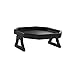 Sofa Arm Clip Table, Armrest Tray Table, Drinks/Remote Control/Snacks Holder (Black)