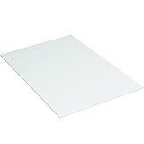 BOX USA Plastic Corrugated Sheets, 48' x 96', White, Weather and Stain...