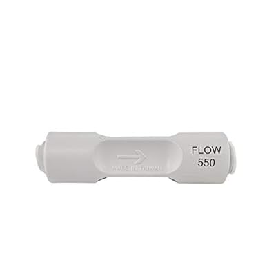 Max Water 1/4" PVC Tube Quick Connect Type Reverse Osmosis Flow Restrictor, RO Quick type Flow Restrictor with a Flow Restriction Rate of 550 ML/Min
