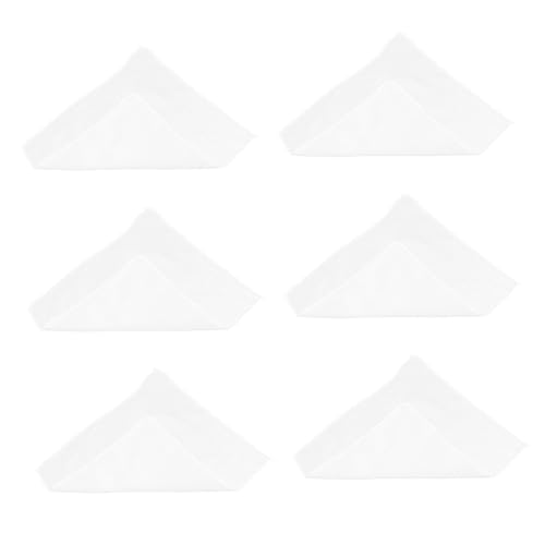 PRETYZOOM 6pcs Reusable Cotton Cheesecloth for Straining Kitchen Filter Cloths Food-grade Material Easy to Clean Versatile for Tea Juice and More