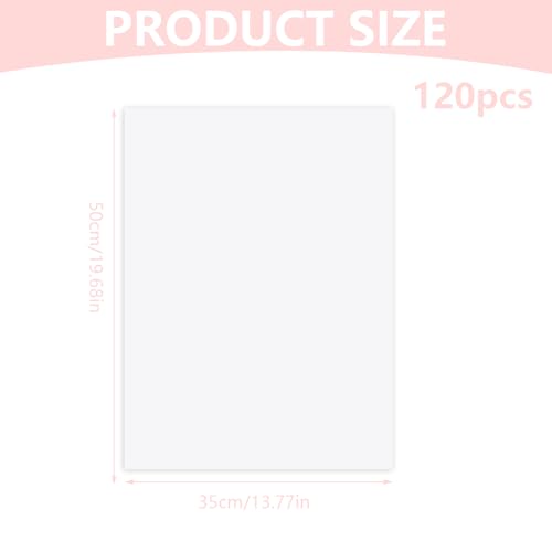 120 Blatt Seidenpapier Weiß,35 x 50cm Geschenkpapier für Blumen Füller,Verpackungspapier Seidenpapier für Geburtstag Ostern Hochzeitsdeko DIY