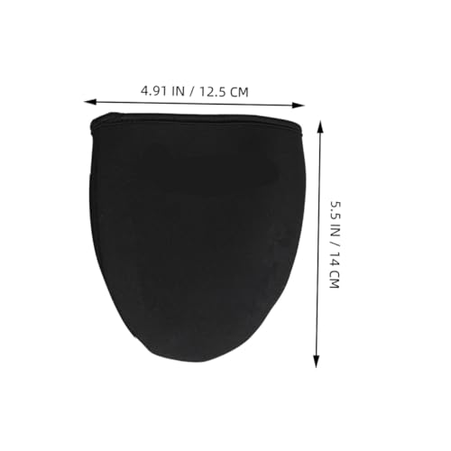 Cubiertas impermeables y cortaviento para zapatillas de ciclismo, 2 piezas, antideslizantes, talla única (negro) miniatura 7