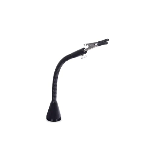 Magnetic Helping Hands Third Hand Tool Flexible Metal Arms Alligator Clips Strong Magnet Base for Automobile Electronics Soldering Jewelery Painting Art Crafts Hobby,15cm,1PCS