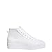 adidas Women's Originals Nizza Platform Mid Sneaker, White/White/White, 10