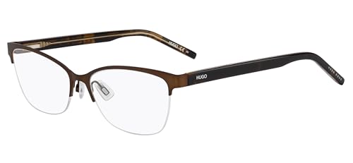 Lunettes Boss HG 1079 marron mat en acier pour en finir avec les montures lourdes