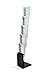 Sign Talk Heavy Duty Metal Pocket Magazine Brochure Literature Catelog Holder Rack Stand Tradeshow Display w/Canvas Carrying Bag(5 Pockets)