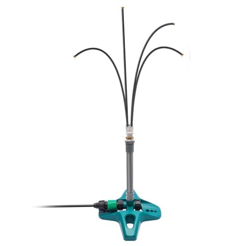 Standing Mister for Outside Patio 4 Head Adjustable Misters for Outside Patio with 26.2FT Water Supply Pipe Summer Cooling Outside Portable Outdoor Mister for Backyard Garden Water Misters for Coolin