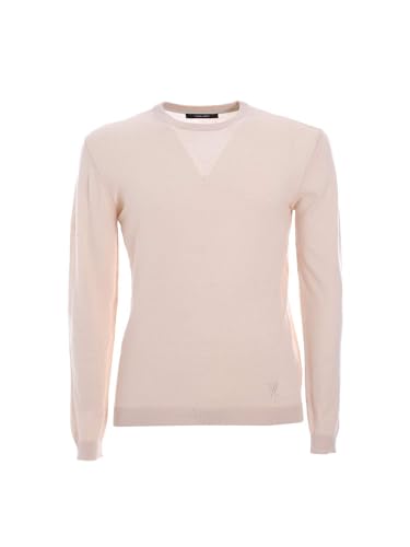 Pull homme beige Yes-zee M541 DH00 vêtement maille col rond automne