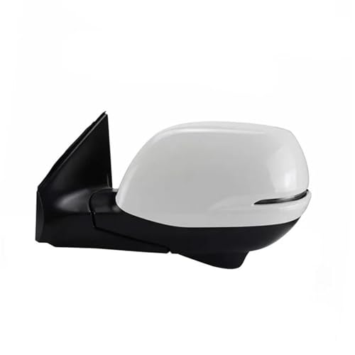 バックミラーアセンブリ サイドミラーアセンブリ に適合する CRV に適合する CR-V 2017-2022 自動電動折りたたみ式カメラヒーター付きターンシグナル 車のバックミラーアセンブリ(白,12Wire L)