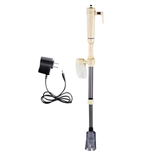 Image of Electric Aquarium Syphon Fish Tank Pump Vacuum Gravel Water Changer Cleaner