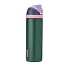 Owala FreeSip Insulated Stainless Steel Water Bottle with Straw for Sports and Travel, BPA-Free Sports Water Bottle, 24 oz, Blue/Green Forest Fairy