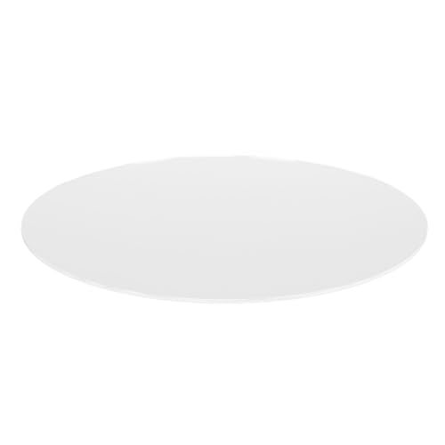 Eminchu Tabla de Cortar, Tabla de Cortar Antideslizante de Acrílico Transparente, Bandeja Multiusos de Mármol de Forma Redonda, Ideal para Verduras y Frutas