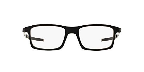 Image of Oakley mens Ox8050 Pitchman Rectangular Prescription Eyeglass Frames