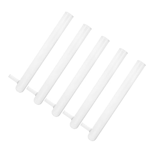 MUCKLILY 5piezas Tubo de Ensayo de Alta Temperatura de Vidrio Transparente Tubo para Hormigas Brazo Lateral para Experimentos de Cría de Hormigas Laboratorio