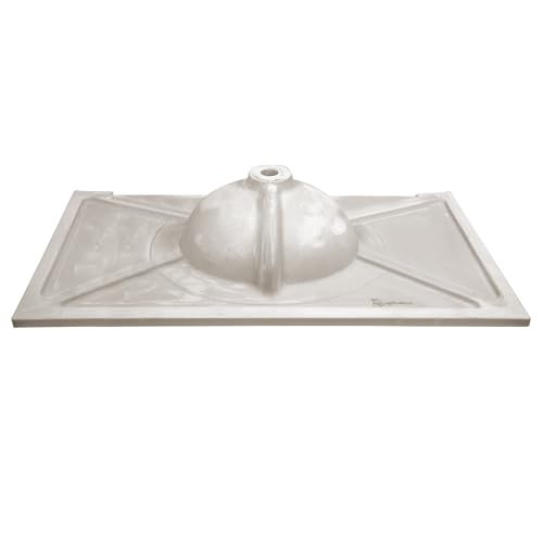 Image of 43 Inch Cultured Marble Vanity Top with Backsplash, Improved Package, Ivory - Design House, 586164