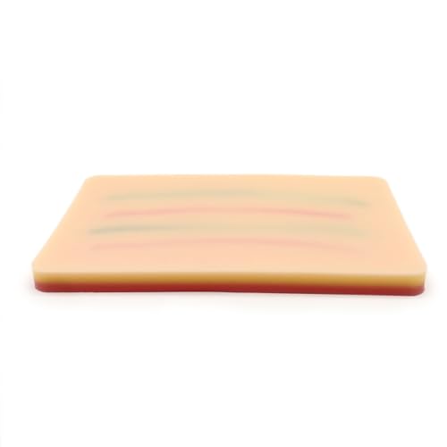 Image of Upgraded Suture Pad，5 in 1 Silicone IV Practice Kit with 4 Veins Imbedded-Phlebotomy Practice Pad-Blood Draw Practice Board-Suture Practice Kit-Blood Return Function，Injection Training Pad