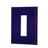 高知製本 御朱印帳 和綴じ式100P 土佐和紙 無地5色 (紫)