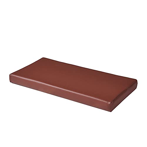 Waterproof Faux PU Leather Piano Bench Cushions with Ties for Kids Wooden Shoe Stool Pad 28