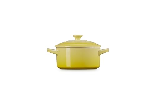 Image of Le Creuset Stoneware Mini Round Cocotte, 8 oz., Soleil