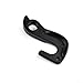 Aluminum Alloy Bicycle Rear Derailleur Hanger Tail Hook for CUBE Aim SL Pro Analog All-road Access Frame Bracket Gear Mech #10148 Black with Screws
