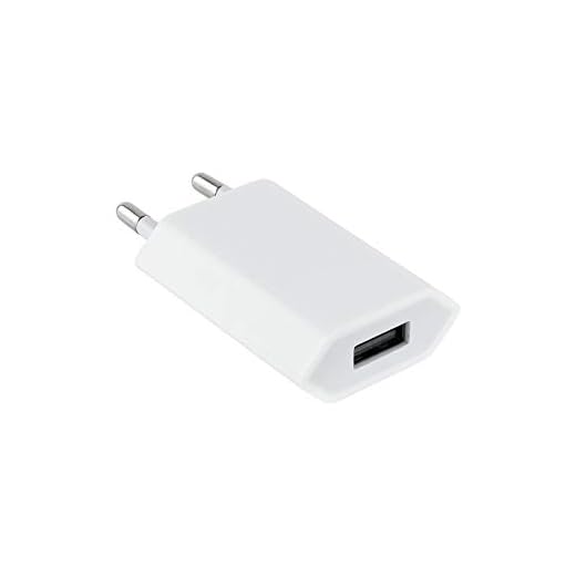 Nanocable 10.10.2001 mini USB-laddare för Apple iPod, iPhone, iPAD, 5V/1A, vit