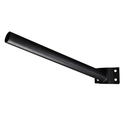 Suporte Barra Luminaria Solar Aço Pintura Eletrostatica Parede Poste Rua Segurança Iluminaçao Quinta