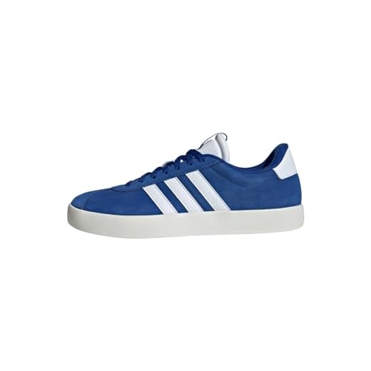 adidas Hombre VL Court Shoes, Royal Blue/Cloud White/Off White, 43 1/3 EU