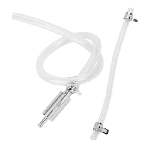 GRIRIW 1Set Brake Fluid Bleeder Hose Kit Motorcycle Bleeding Hose Flexible and Durable for Easy Brake Bleeding Non Return Check Valve Design Convenient Storage Wear Resistant