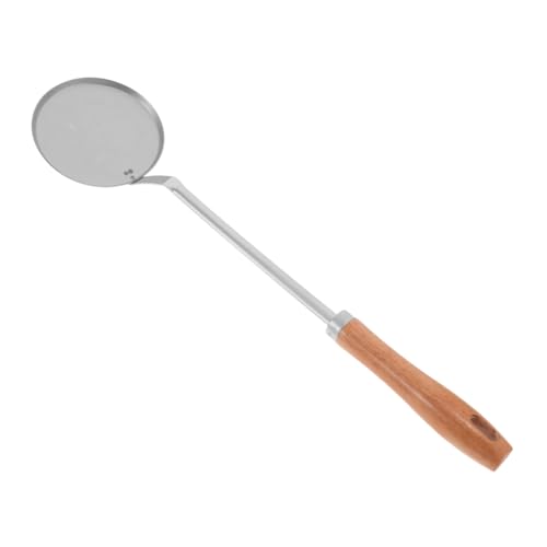 MOTHNUR Flat Bottom Iron Spoon Mold Dumpling Mold Cookie Mold Rosette Iron Pretzel Maker Pretzel Machine Hot Pot Skimmers Funnel Cake Ring Cake Mold Funnel Cake Kit Wooden Silver
