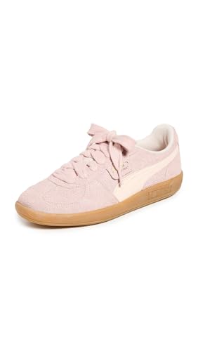 PUMA Womens Palermo Hairy Lace Up Sneakers Shoes Casual - Pink - Main Image