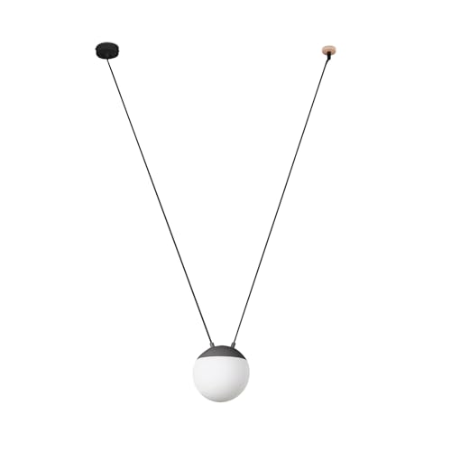 Faro Barcelona Mine Space PC luminaire suspendu gris pour table de salon