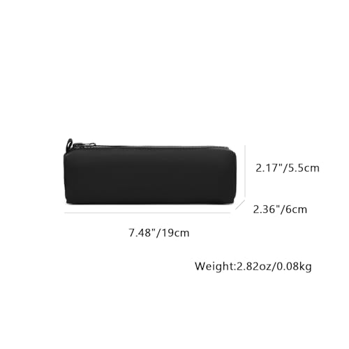 Image of Pencil Case Lightweight and Durable Ideal Pencil Pouch for School and Office Supplies (Black,Oxford)