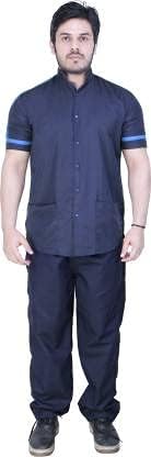 Male Housekeeping, Hotel Staff, Hospital Staff Uniform Set For Men Staff (Dark Blue)