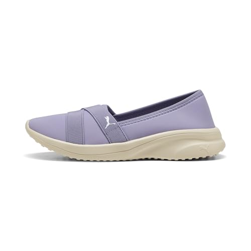 Image of Puma Women's Adelina 2 Trainers Ballet Flats, Purple Luster Puma White, 9.5 US