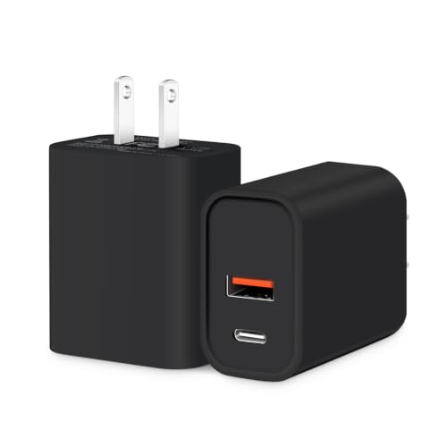 Image of [2 Pack] 20W USB C Charger Block Fast Charging Multiport Adapter