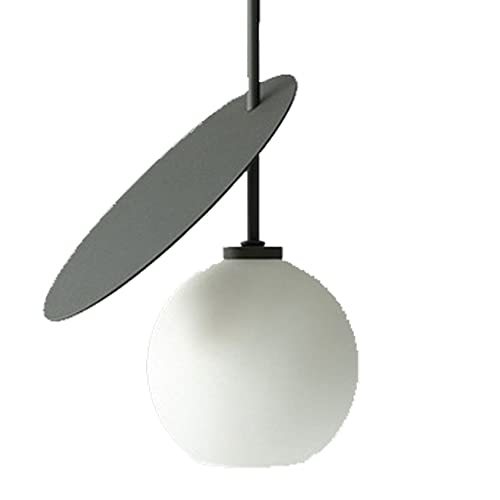 Luminaire E27 art créatif en verre décoratif de style nordique minimaliste pour îlot