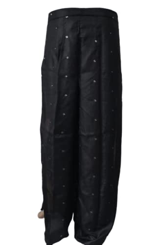 GenericBoho Plain Black Pants | Yoga Women's Pants | Vintage Harem Pants | Boho Pants | Festival Fashion | Vintage Silk Pants | Hippie Jogging Pant | Comfortable Pants by Vintage Silk India