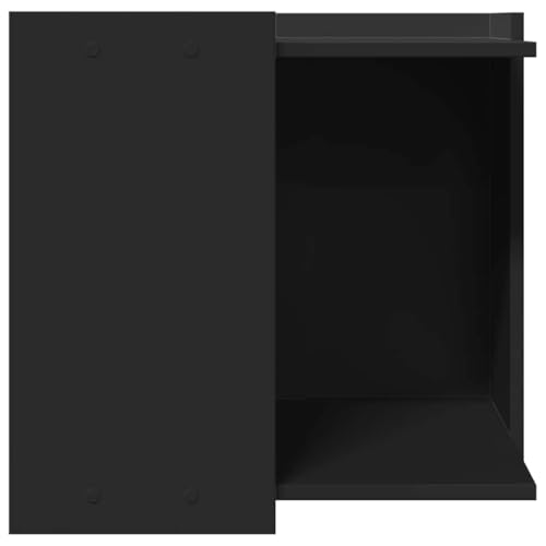 Maison de toilette discrète cage chatière chat noire